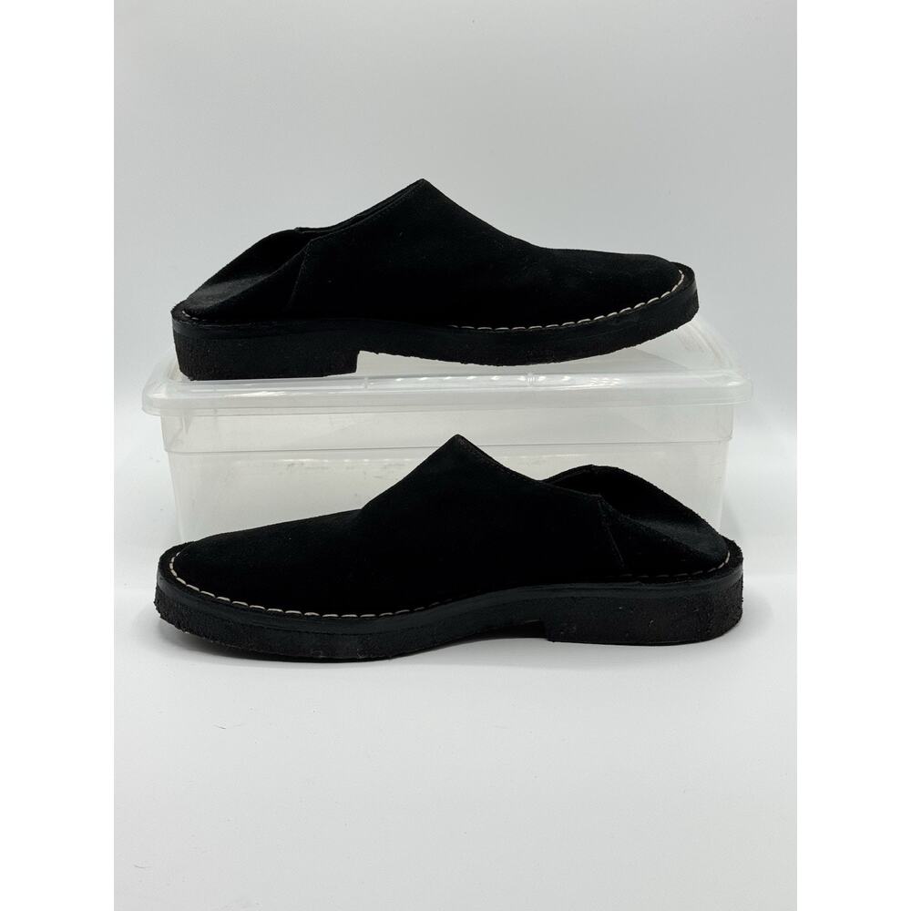 Ann Demeulemeester Vintage 90’s Black Suede Mules. Gum Sole - Picture 5 of 12